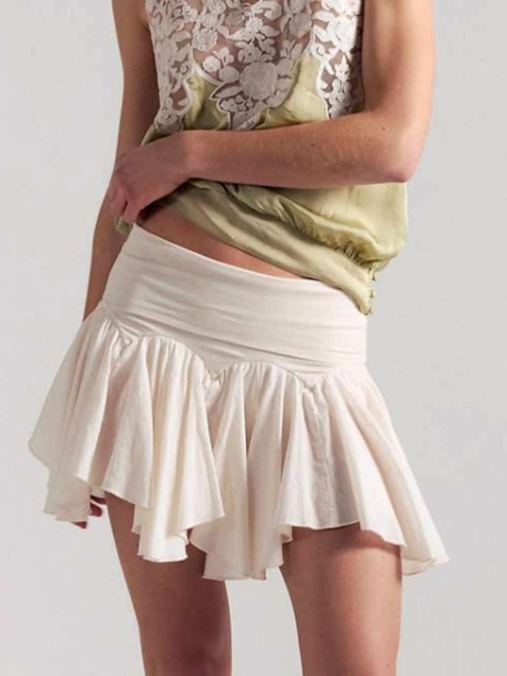 Free People / FP One "Emme" Foldover Y2K Inspired Skort, M